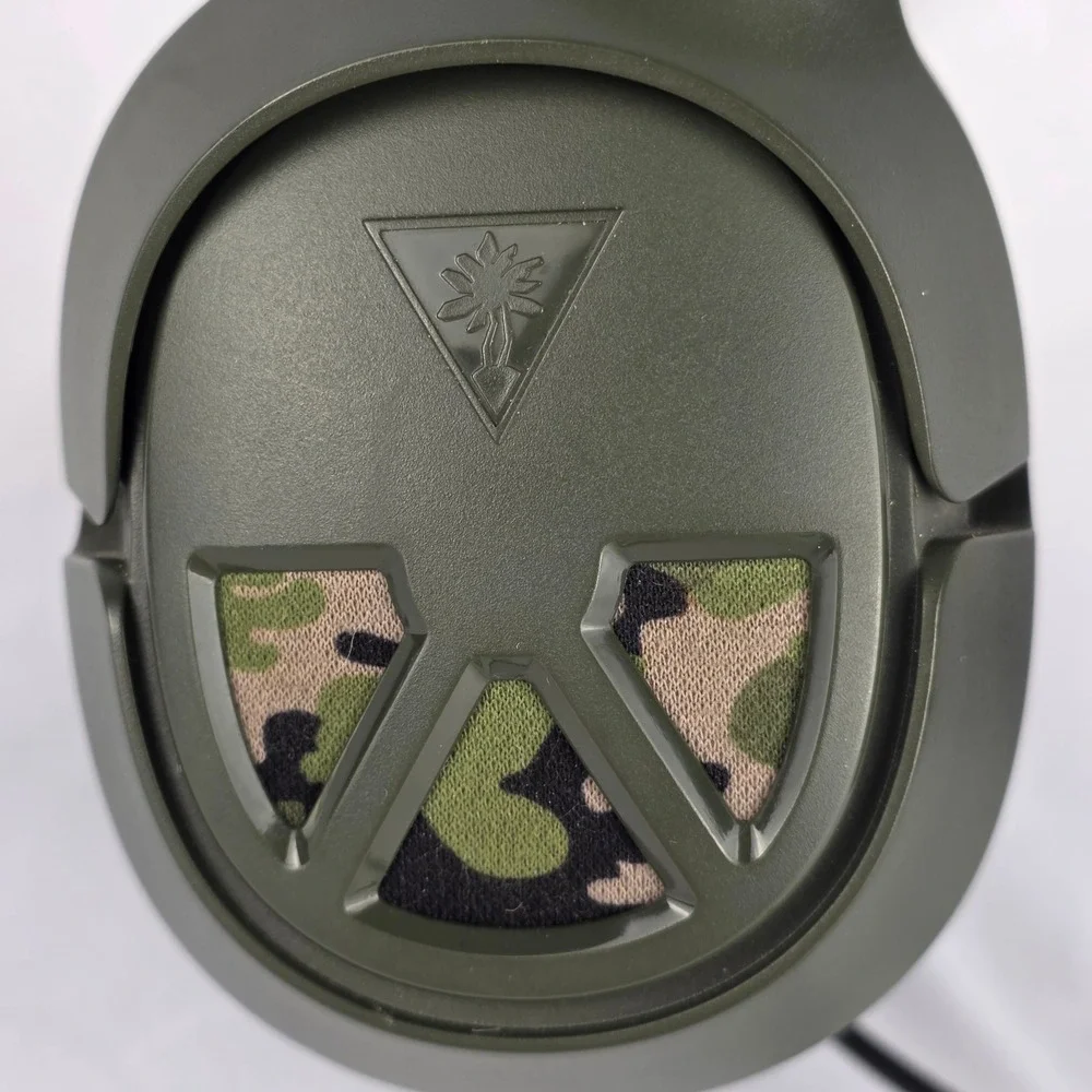 Turtle Beach Recon 50p Gaming Headset‎ (works) Olive Green Camo- MIC NOT WORKING